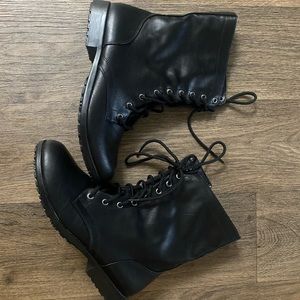 Black Combat Boots